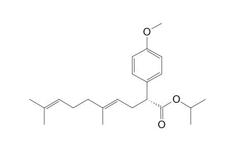 Isopropyl 2-(4-Methoxyphenyl)-5,9-dimethyldeca-4,8-dienoate