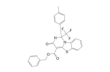 1-(4-METHYLPHENYL)-4-BENZYLOXYCARBONYL-1-TRIFLUOROMETHYL-2,3-DIHYDRO-1-H-PYRIMIDO-[6.1-B]-[1.3]-BENZOTHIAZOL-3-ONE
