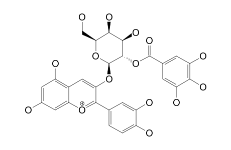 CYANIDIN-3-O-(2''-O-GALLOYL-BETA-GALACTOPYRANOSIDE)