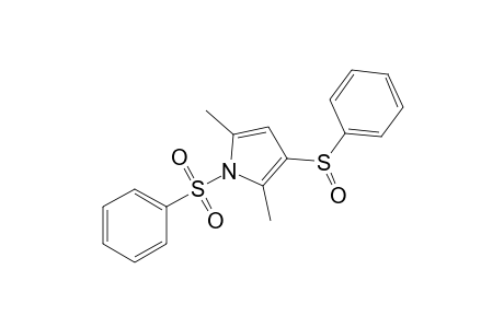 2,5-dimethyl-3-(phenylsulfinyl)-1-(phenylsulfonyl)pyrrole