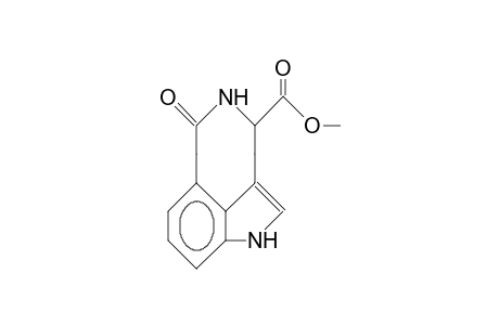 1,3,4,5,6,7-Hexahydro-6-oxo-pyrrolo(4,3,2-fg)(3)benzazocine-4-carboxylic acid, methyl ester