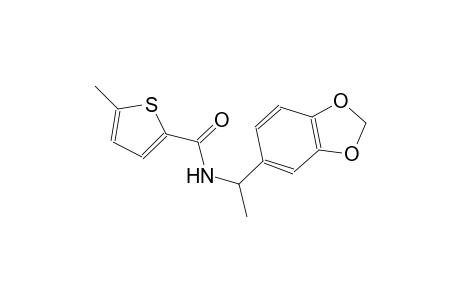 N-[1-(1,3-benzodioxol-5-yl)ethyl]-5-methyl-2-thiophenecarboxamide