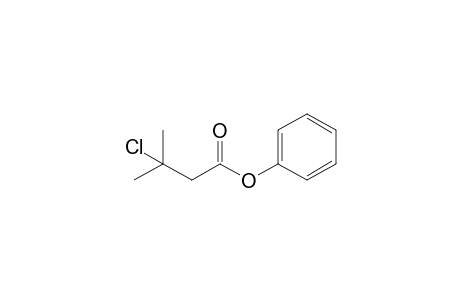 Phenyl 3-chloro-3-methylbutanoate