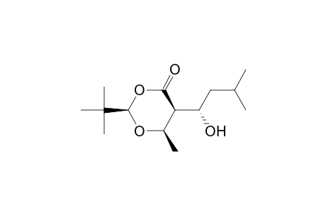 (1'S,2R,5S,6R)-2-(t-butyl)-5-(1'-hydroxyisopentyl)-6-methyl-1,3-dioxan-4-one