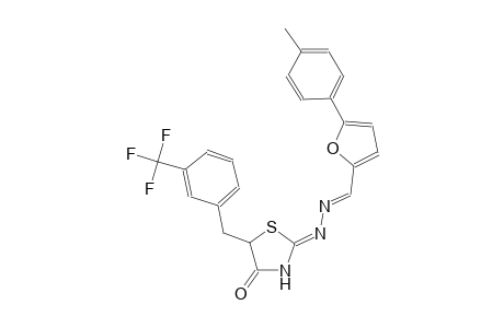 2-furancarboxaldehyde, 5-(4-methylphenyl)-, [(2Z)-4-oxo-5-[[3-(trifluoromethyl)phenyl]methyl]thiazolidinylidene]hydrazone