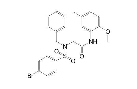 acetamide, 2-[[(4-bromophenyl)sulfonyl](phenylmethyl)amino]-N-(2-methoxy-5-methylphenyl)-