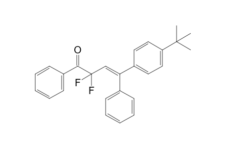 (E)-4-(4-(tert-butyl)phenyl)-2,2-difluoro-1,4-diphenylbut-3-en-1-one