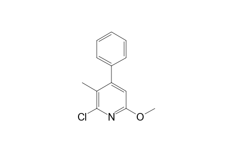 2-Chloro-6-methoxy-3-methyl-4-phenylpyridine