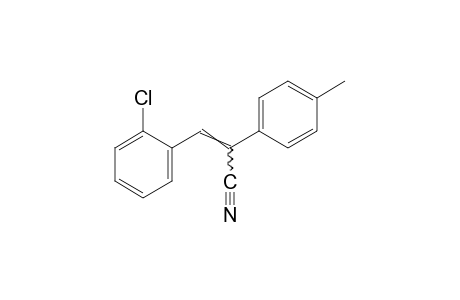 3-(o-chlorophenyl)-2-p-tolylacrylonitrile