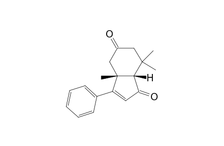 (3aR,7aS)-3a,7,7-trimethyl-3-phenyl-6,7a-dihydro-4H-indene-1,5-dione