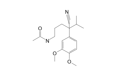 N-(4-cyano-4-(3,4-dimethoxyphenyl)-5-methylhexyl)acetamide