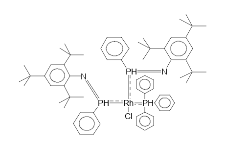 CHLORO(TRIPHENYLPHOSPHINE)BIS[PHENYL(2,4,6-TRI-TERT-BUTYLPHENYLIMINO)PHOSPHINE]RHODIUM