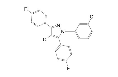 4-chloro-1-(3-chlorophenyl)-3,5-bis(4-fluorophenyl)-1H-pyrazole