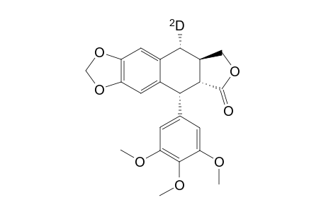 (4.alpha.-deuterio)-desoxy-podophyllotoxin