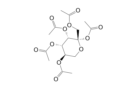 1,2,3,4,5-Penta-O-acetylhex-2-ulopyranose