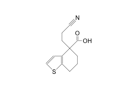 4-(2-Cyano-ethyl)-4,5,6,7-tetrahydro-4-benzo(B)thiophenic acid