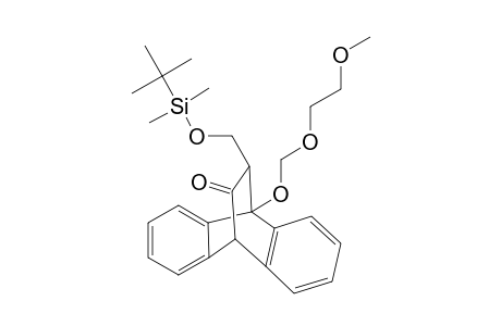 12-[(t-Butyldimethylsilyl)oxymethyl]-9-[(2'-methoxyethoxy)methoxy]-9,10-dihydro-9,10-ethanoanthracen-11-one