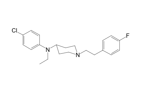 N-4-Chlorophenyl-N-ethyl-1-[2-(4-fluorophenyl)ethyl]piperidin-4-amine