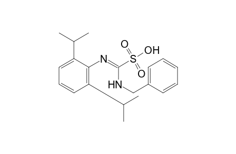 (benzylamino)[(2,6-diisopropylphenyl)imino]methanesulfonic acid