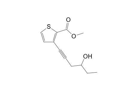 Methyl 3-(4-hydroxyhex-1-yn-1-yl)thiophene-2-carboxylate