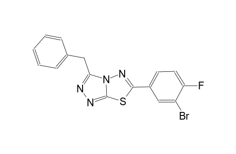 [1,2,4]triazolo[3,4-b][1,3,4]thiadiazole, 6-(3-bromo-4-fluorophenyl)-3-(phenylmethyl)-