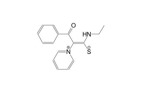(1Z)-1-(ethylamino)-3-oxo-3-phenyl-2-(1-pyridiniumyl)-1-propene-1-thiolate