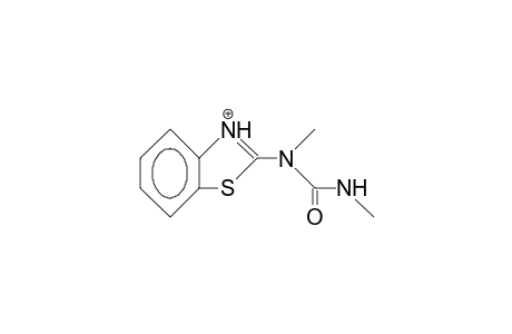 2-(1,3-Dimethyl-ureido)-benzothiazolium cation
