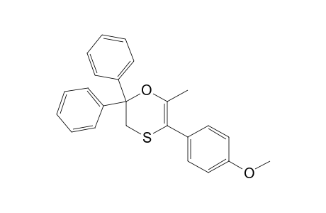 5-(4-Methoxyphenyl)-6-methyl-2,2-diphenyl-3H-1,4-oxathiin
