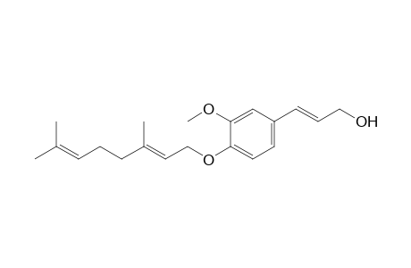 [TRANS-4-(3,7-DIMETHYLOCTA-2,6-DIENYL)-3-METHOXY]-PHENYL-2-PROPEN-1-OL;CONIFEGEROL