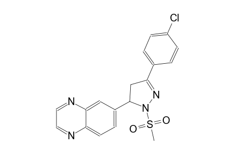 quinoxaline, 6-[3-(4-chlorophenyl)-4,5-dihydro-1-(methylsulfonyl)-1H-pyrazol-5-yl]-