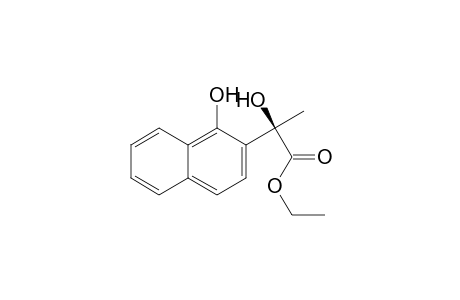 2-Naphthaleneacetic acid, .alpha.,1-dihydroxy-.alpha.-methyl-, ethyl ester, (R)-