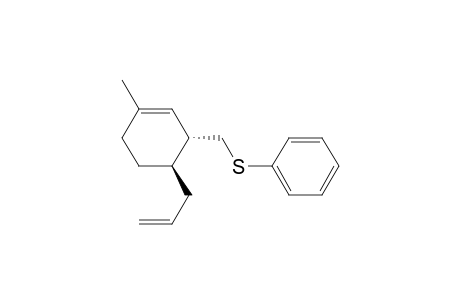 trans-1-Methyl-3-((phenylthio)methyl)-4-(2-propenyl)cyclohexene