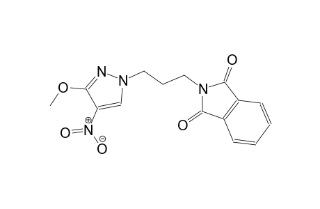2-[3-(3-methoxy-4-nitro-1H-pyrazol-1-yl)propyl]-1H-isoindole-1,3(2H)-dione