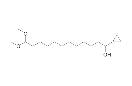1-cyclopropyl-12,12-dimethoxy-1-dodecanol