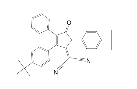 3,5-Bis(4-tert-butylphenyl)-4-dicyanomethylene-2-phenyl-2-cyclopentene-1-one