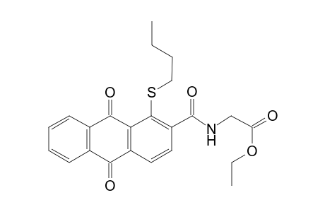 2-[[1-(butylthio)-9,10-diketo-anthracene-2-carbonyl]amino]acetic acid ethyl ester