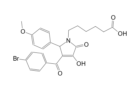 1H-pyrrole-1-hexanoic acid, 3-(4-bromobenzoyl)-2,5-dihydro-4-hydroxy-2-(4-methoxyphenyl)-5-oxo-