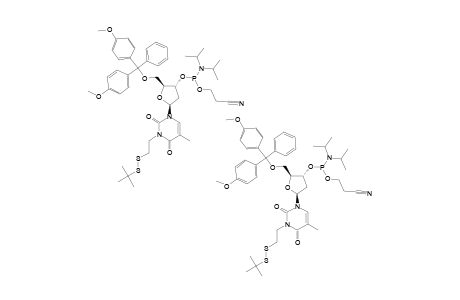 5'-O-(4,4'-DIMETHOXYTRITYL)-N3-(ETHYL)-THYMIDINE-TERT.-BUTYL-DISULFIDE-3'-O-[(N,N-DIISOPROPYLAMINO-BETA-CYANOETHYL)-PHOSPHORAMIDITE]