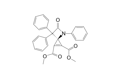 4-AZA-1,2-BIS-(METHOXYCARBONYL)-5-OXO-4,6,6-TRIPHENYLSPIRO-[2.3]-HEX-1-ENE