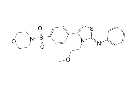 benzenamine, N-[(2Z)-3-(2-methoxyethyl)-4-[4-(4-morpholinylsulfonyl)phenyl]thiazolylidene]-