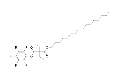 Diethylmalonic acid, hexadecyl pentafluorophenyl ester