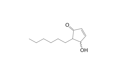 5-Hexyl-4-hydroxy-1-cyclopent-2-enone