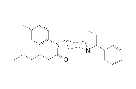 N-4-Methylphenyl-N-[1-(1-phenylpropyl)piperidin-4-yl]hexanamide