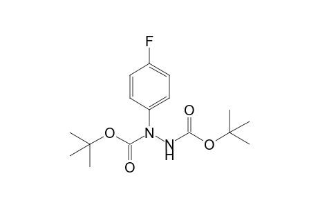 N-(4-fluorophenyl)-N-[[(2-methylpropan-2-yl)oxy-oxomethyl]amino]carbamic acid tert-butyl ester