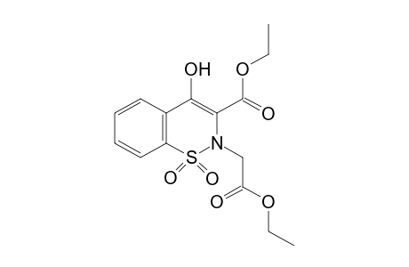 3-CARBOXY-4-HYDROXY-2H-1,2-BENZOTHIAZINE-2-ACETIC ACID, DIETHYL ESTER, 1,1-DIOXIDE