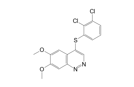 4-[(2,3-DICHLOROPHENYL)THIO]-6,7-DIMETHOXYCINNOLINE