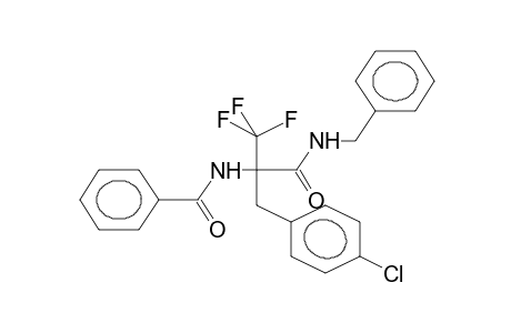 2-BENZAMIDO-2-TRIFLUOROMETHYL-3-(4-CHLOROPHENYL)-N-BENZYLPROPIONAMIDE
