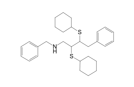 (2SR,3SR)-N-Benzyl-2,3-bis(cyclohexylthio)-4-phenylbutan-1-amine