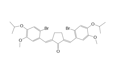 (2E,5E)-2,5-bis(2-bromo-4-isopropoxy-5-methoxybenzylidene)cyclopentanone