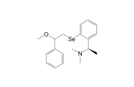 2-[(R)-1-(Dimethylamino)ethyl]-1-{[(R,S)-(2-methoxy-2-phenyl)ethyl]seleno}benzene